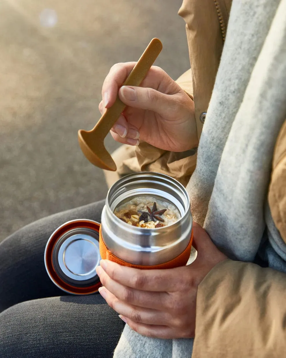 Black   Blum Food Flask