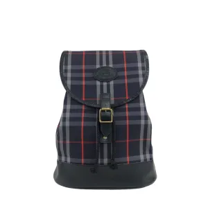 BURBERRY Logo Backpack Navy Vintage trbpyn