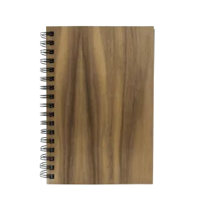 Classic Wood Spiral Journal