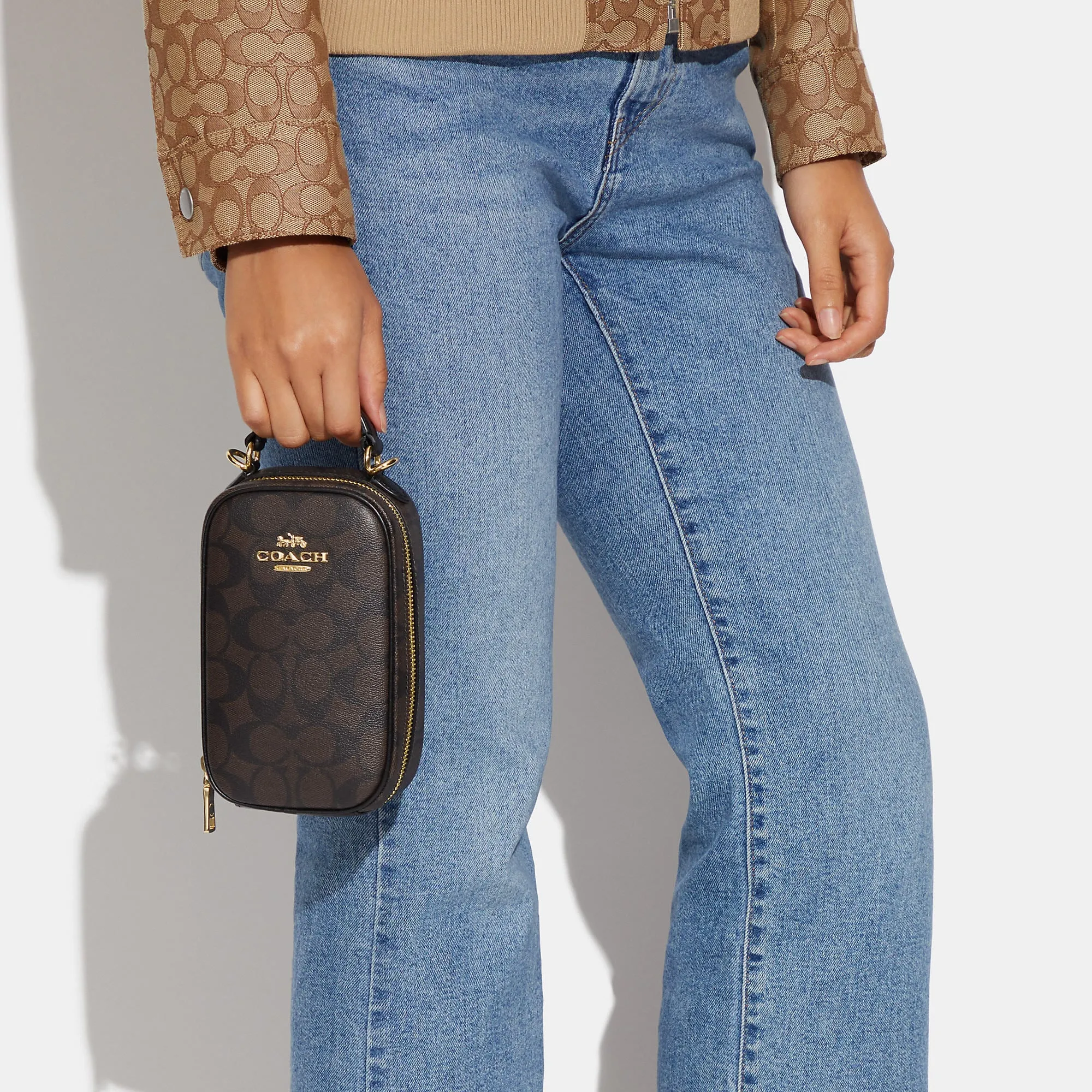 Coach Outlet Eva Phone Crossbody In Signature Canvas