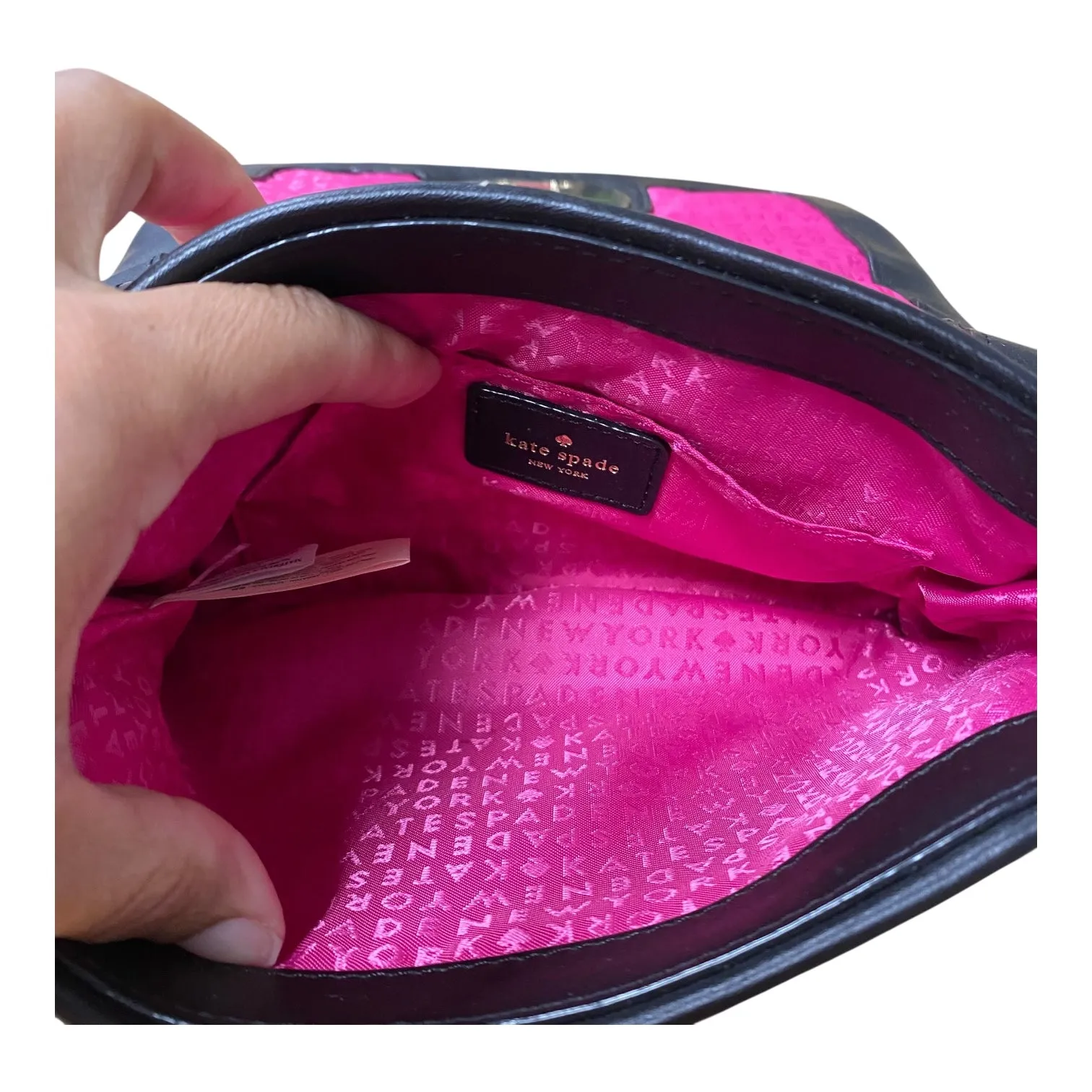 Crossbody Designer By Kate Spade In Black, Size:Small