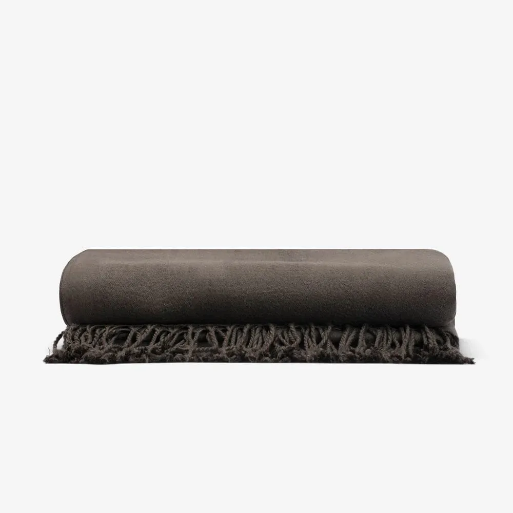 Ettitude CleanBamboo Vegan Cashmere Woven Throw Blanket